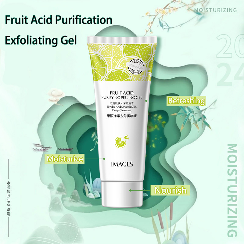 Peptide Neck Cream - Натуральный пилинг-гель с фруктовой кислотой, очищающий
